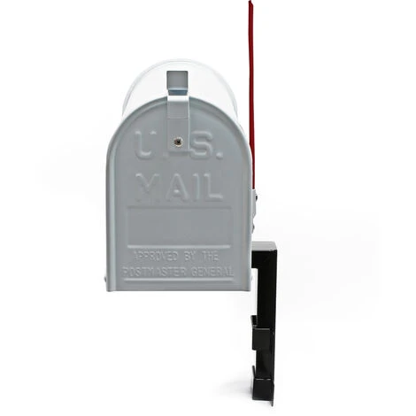 WILTEC Boite Aux Lettres US Mailbox Design Américain Blanc Avec Un Support Mural Correspondant – Image 2