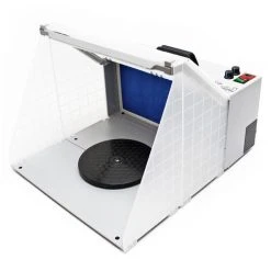 WILTEC Airbrush Accessoires Cabine D’aspiration Lumineuse 4m³ / Min Filtre Brouillard