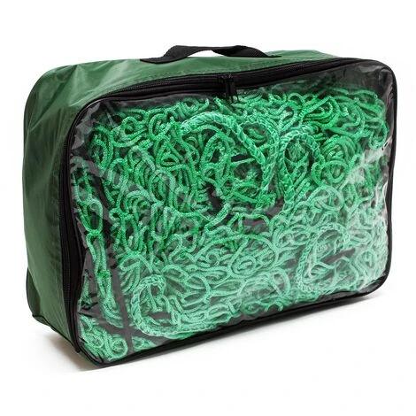 WILTEC Filet Remorque Transport Bagages Sécurité Charge Protection Filet Arrimage 3 X 6 M Conteneur Halage – Image 3
