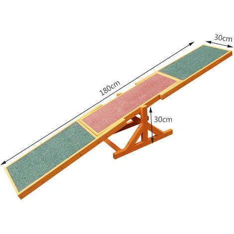 WILTEC Bascule Balançoire Pour Chien Agility Tapecul Jouet Pour Chiots Sport Canin – Image 3