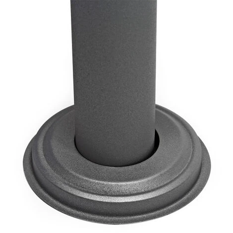 WILTEC Boite Lettres Kit Mural V15 Anthracite Revêtue Poudre Double Verrouillable Courrier Mailbox – Image 4