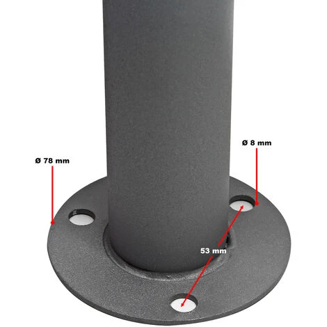 WILTEC Boite Lettres Kit Mural V15 Anthracite Revêtue Poudre Double Verrouillable Courrier Mailbox – Image 5