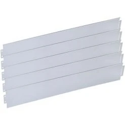 WILTEC Bordure De Jardin Acier Galvanisé 5m Barrière Plates-bandes Parterres Délimitation