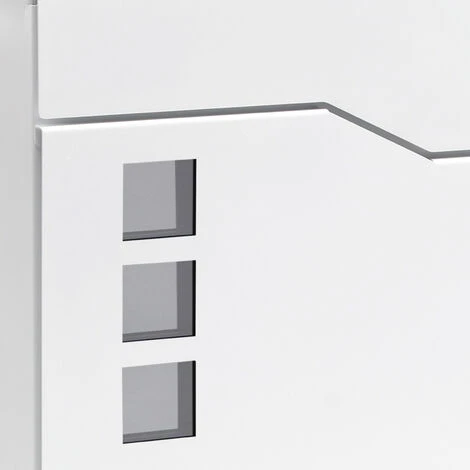 WILTEC Boite Lettre V20 Blanche Murale Revêtue Poudre Porte Journal Range Revues – Image 5