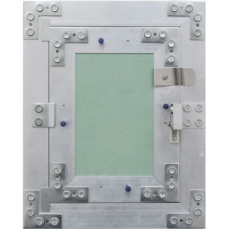 WILTEC Trappe Visite Cadres Aluminium 40x60cm 12,5mm Plaque En Plâtre Panneau D’accès Alu Maintenance – Image 5