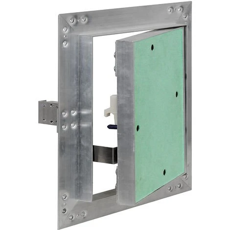 WILTEC Trappe Visite Cadres Aluminium 30x30cm 12,5mm Plaque En Plâtre Panneau D’accès Alu Maintenance