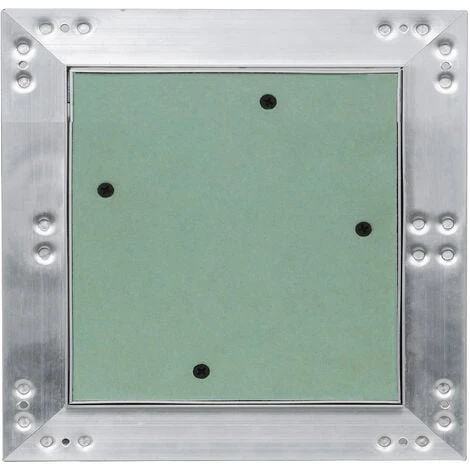 WILTEC Trappe Visite Cadres Aluminium 30x30cm 12,5mm Plaque En Plâtre Panneau D’accès Alu Maintenance – Image 2