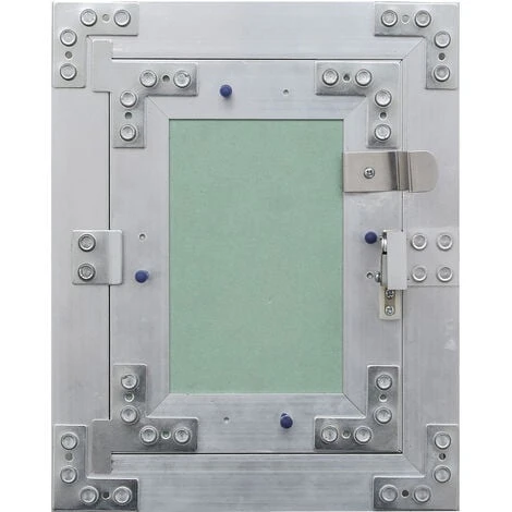 WILTEC Trappe Visite Cadres Aluminium 30x60cm 12,5mm Plaque En Plâtre Panneau D’accès Alu Maintenance – Image 5