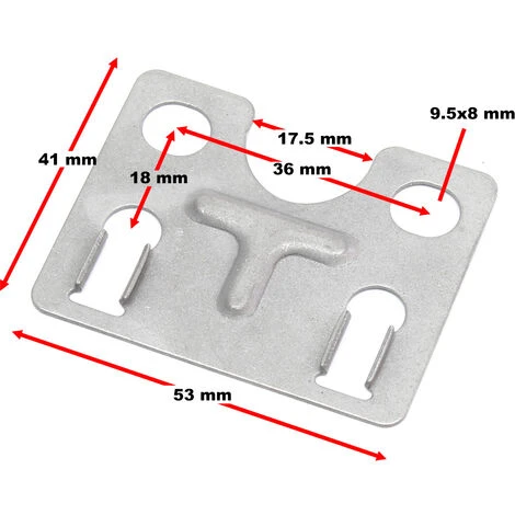 WILTEC Pièce Dètachée Plaque De Guidage De Soupape 13 CV – Image 2