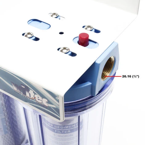 WILTEC Naturewater NW-PR102 Filtre Double 3/4Pouces - 26mm – Image 3