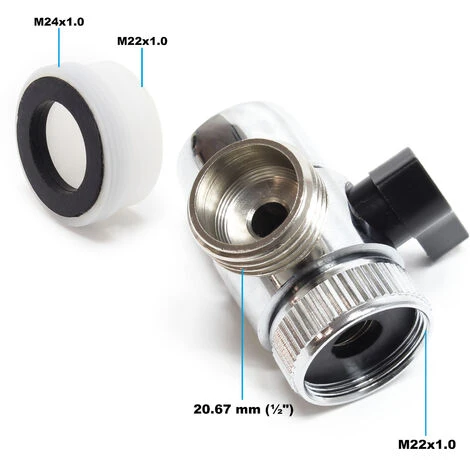 WILTEC Naturewater NW-PR102 Filtre Double 3/4Pouces - 26mm – Image 5