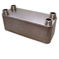 WILTEC Hrale Échangeur De Chaleur Thermique Inox 40 Plaques Max. 230 KW Eau Solaire