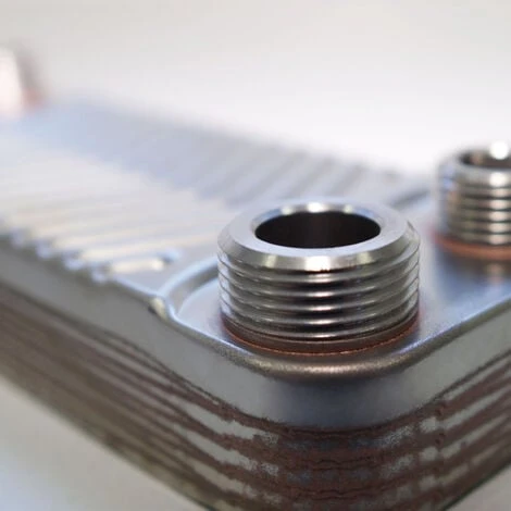 WILTEC Hrale Échangeur De Chaleur Thermique Inox 40 Plaques Max. 230 KW Eau Solaire – Image 2