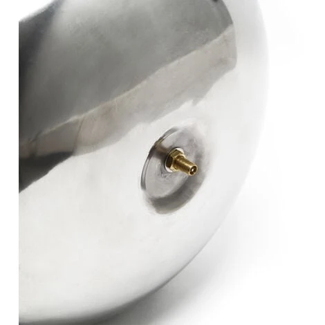 WILTEC 50L INOX Réservoir Pression à Vessie Pour La Surpression Domestique Cuve Ballon Suppresseur Pompe – Image 3