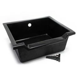 WILTEC Bac Pour Cascade Ou Cours D'eau En Matière Plastique Renforcée Fibre De Verre