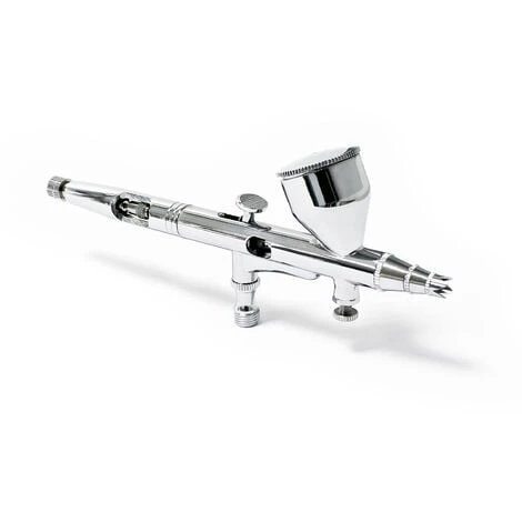 WILTEC Aérographe Professionnel Modèle 180 Régulation Double