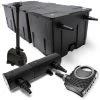 WILTEC Kit De Filtration De Bassin Bio 90000l 80W Pompe Stérilisateur UVC 36W Fontaine