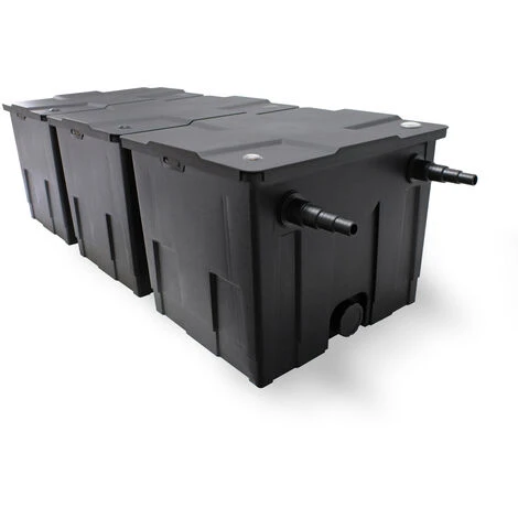 WILTEC Kit De Filtration Bassin Bio 90000l Stérilisateur UVC 72W 80W Pompe éco Ecumeur – Image 2