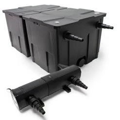 WILTEC Kit SunSun De Filtration De Bassin Bio Filtre 60000l Stérilisateur UVC 36W
