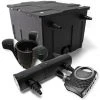 WILTEC Kit De Filtration De Bassin Bio Filtre 60000l Stérilisateur UVC 24W 80W Pompe éco Ecumeur