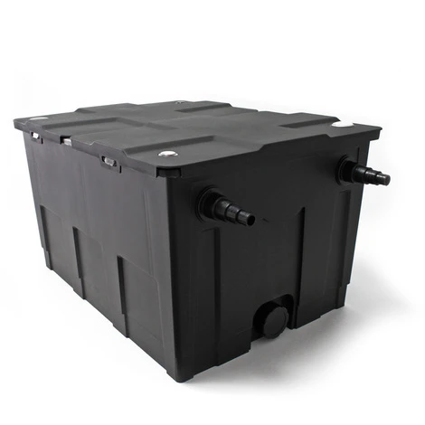 WILTEC Kit De Filtration De Bassin Bio Filtre 60000l Stérilisateur UVC 24W 80W Pompe éco Ecumeur – Image 2