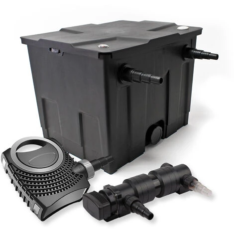 WILTEC SunSun Kit De Filtration De Bassin 12000l 24W UVC 6. Stérilisateur NEO8000 70W Pompe