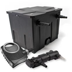WILTEC SunSun Kit De Filtration De Bassin 12000l 24W UVC 6. Stérilisateur Et NEO7000 50W Pompe