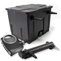 WILTEC SunSun Kit De Filtration De Bassin 12000l 24W UVC 3. Stérilisateur Et NEO7000 50W Pompe