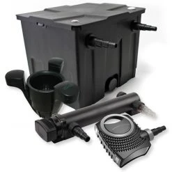 WILTEC SunSun Kit De Filtration De Bassin 12000l 36W UVC 3. Stérilisateur NEO8000 70W Pompe Skimmer
