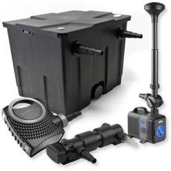 WILTEC SunSun Kit De Filtration De Bassin 12000l 18W UVC Stérilisateur NEO8000 70W Pompe Fontaine