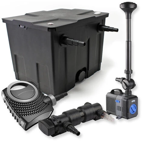 WILTEC SunSun Kit De Filtration De Bassin 12000l 18W UVC Stérilisateur NEO8000 70W Pompe Fontaine