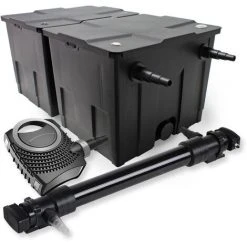 WILTEC SunSun Kit De Filtration De Bassin 60000l 72W UVC 6. Stérilisateur NEO10000 80W Pompe