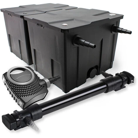 WILTEC SunSun Kit De Filtration De Bassin 60000l 72W UVC 6. Stérilisateur NEO10000 80W Pompe