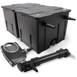 WILTEC SunSun Kit De Filtration De Bassin 60000l 36W UVC 6. Stérilisateur NEO8000 70W Pompe