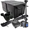 WILTEC SunSun Kit De Filtration De Bassin 60000l 72W UVC Stérilisateur 80W Pompe Fontaine Skimmer