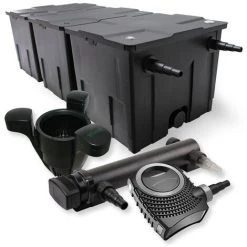 WILTEC SunSun Kit De Filtration De Bassin 90000l 36W UVC 3. Stérilisateur NEO8000 Pompe 70W Skimmer