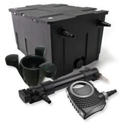 WILTEC SunSun Kit De Filtration De Bassin 60000l 36W UVC 6. Stérilisateur NEO10000 80W Pompe Skimmer