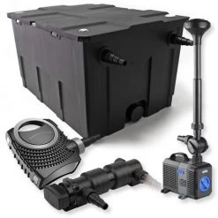 WILTEC SunSun Kit De Filtration De Bassin 60000l 18W UVC Stérilisateur NEO8000 70W Pompe Fontaine
