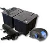 WILTEC SunSun Kit De Filtration De Bassin Pour 60000l Avec 18W Stérilisateur Et 100W éco Pompe