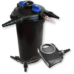 WILTEC SunSun Kit Filtration Bassin à Pression 30000l 18W UVC Stérilisateur NEO8000 70W Pompe