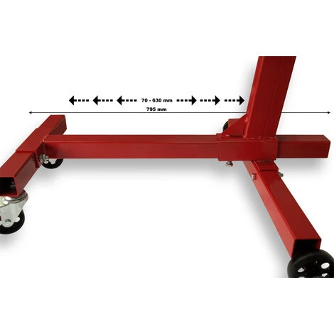 WILTEC Support Moteur Levage Moteur Support à Griffes Jusqu’à 450 Kg – Image 4