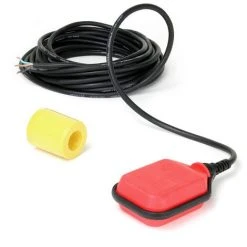 WILTEC 10m 250V 16A Flotteur Interrupteur Pour Pompe Immergée Rouge