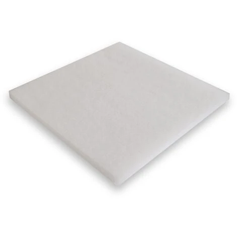 WILTEC Tissu Ouaté Synfil 300 BLANC Dimensions: 50x50x2.5cm Filtre Bassin Et Aquarium