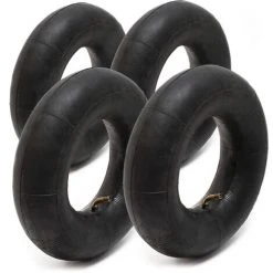 WILTEC Set 4 Chambre Air Diable 2.80/2.50-4 TR87 Valve Pneu Roue Charrette Bras