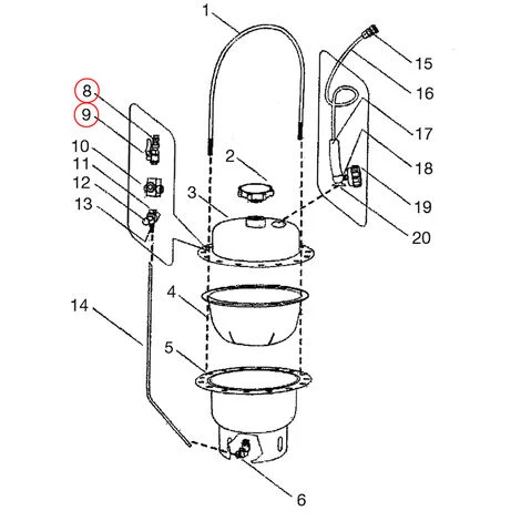 WILTEC Rechange Purgeur De Frein Et D’embrayage: Raccord D'air Comprimé + Ball Valve – Image 2