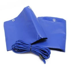 WILTEC Bâche De Protection Plate Remorque 2075x1140x50mm Avec Tendeur Imperméable à L’eau Et Au UV