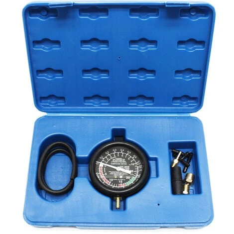 WILTEC Testeur à Vide Contrôle Pompe à Dépression Essence Carburant Automobile Véhicule Garage Manomètre – Image 3