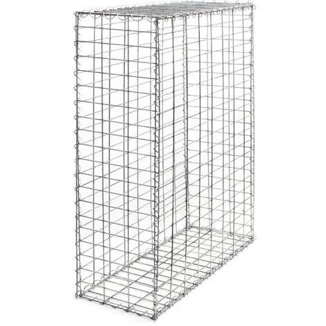 WILTEC Gabion 150x100x30cm Mur Pierre Paroi Bordure De Jardin Espalier Grillage Métallique Clôture Panier
