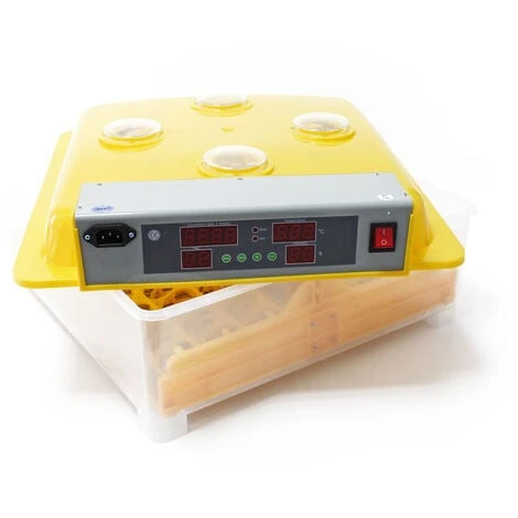 WILTEC Couveuse Automatique 48 Oeufs Appareil à Couver Incubateur 4 Fenêtres De Surveillance – Image 2